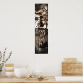 mevrouw Velouria Graves Poster (Keuken)