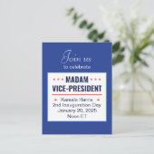 Mevrouw Vice-President Kamala Harris 2d Inhuldigin Briefkaart (Staand voorkant)