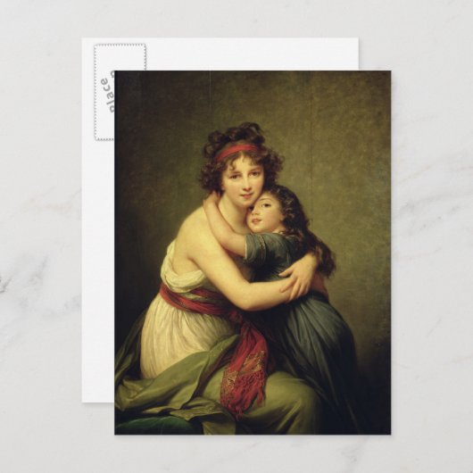 Mevrouw Vigee-Lebrun en haar Dochter Briefkaart (Voorkant / Achterkant)