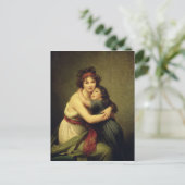 Mevrouw Vigee-Lebrun en haar Dochter Briefkaart (Staand voorkant)
