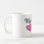 mevrouw vrijgezellenfeest mok (Links)