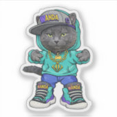 Mevrouw Wanda Sticker! Sticker (Voorkant)
