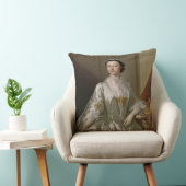 Mevrouw Wardle, 1742 (olie op doek) Kussen (Stoel)