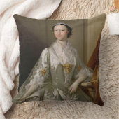Mevrouw Wardle, 1742 (olie op doek) Kussen (Deken)