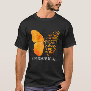 mevrouw Warrior Multiple Sclerosis Awareness Oranj T-shirt