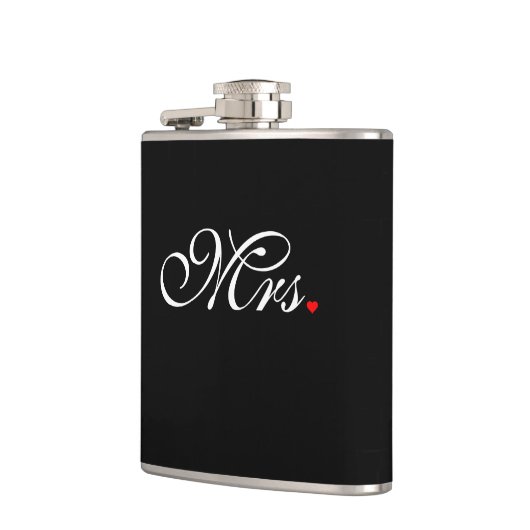 Mevrouw Wife Bride Zijn haar nieuwe widen Heupfles (Links)