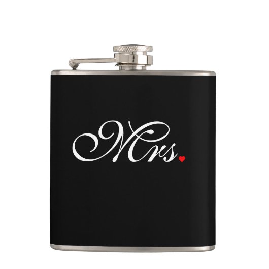 Mevrouw Wife Bride Zijn haar nieuwe widen Heupfles (Voorkant)