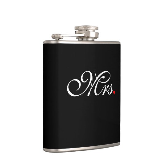 Mevrouw Wife Bride Zijn haar nieuwe widen Heupfles (Rechts)