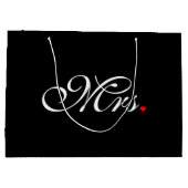 Mevrouw Wife Bride Zijn haar nieuwe widen Large Cadeautasje (Achterkant)