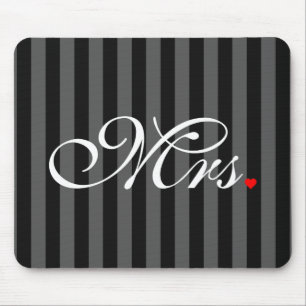 Mevrouw Wife Bride Zijn haar nieuwe widen Muismat