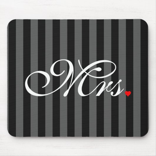 Mevrouw Wife Bride Zijn haar nieuwe widen Muismat (Voorkant)