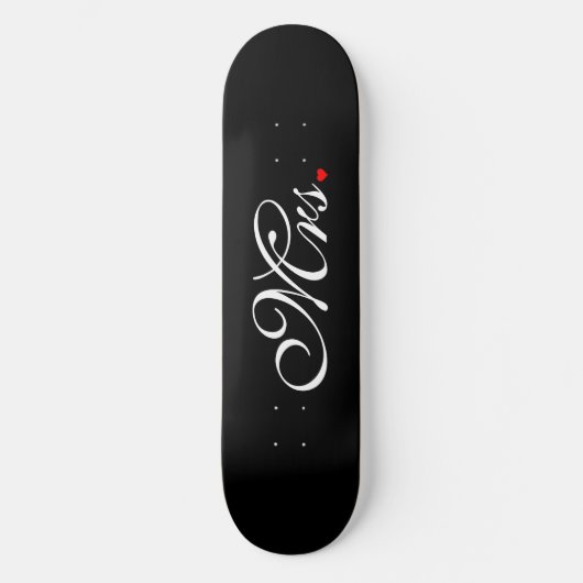 Mevrouw Wife Bride Zijn haar nieuwe widen Persoonlijk Skateboard (Voorkant)
