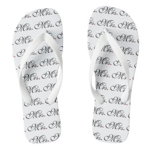 Mevrouw Wife Bride Zijn haar nieuwe widen Teenslippers