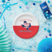 Mew Waverly Poland Texan Papieren Bordje (Feest)