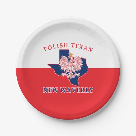 Mew Waverly Poland Texan Papieren Bordje (Voorkant)