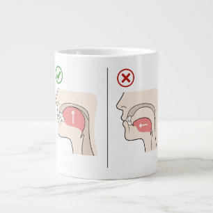 Mewing Gids Kaaklijn Looksmaxxing Meme Grote Koffiekop