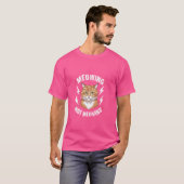 Mewing Not Mewing Funny Cat Meme T-shirt (Voorkant volledig)