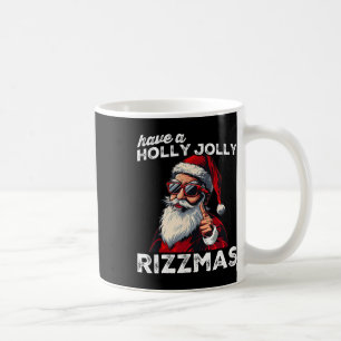 Mewing Santa Mew Funny Santa Meme Rizz Rizzmas Chr Koffiemok