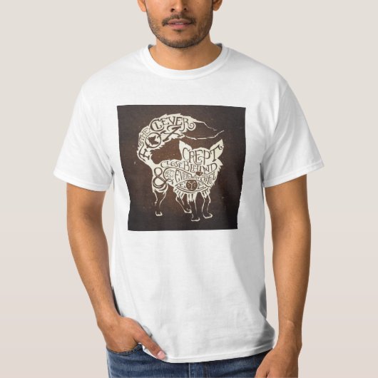 mewithoutYou - Fox the Crow and the Cookie Lyrics T-shirt (Voorkant)