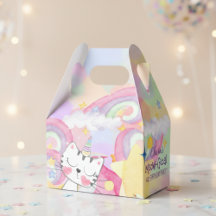 Mewo-gisch caticorn verjaardagskist