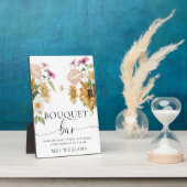 Mews Zonnebloem Herfst Bloemboeket Bloemenbar Teke Fotoplaat (Zijkant)