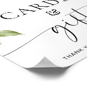 Mews Zonnebloem Herfst Bloemen Kaarten en geschenk Poster (Hoek)