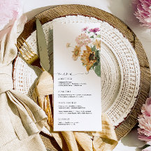 Mews Zonnebloem Herfst Bloemen Lang Menu & Dank u