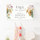 Mews Zonnebloem Herfst Bruiloft Feest Welkom Spandoek (Insitu)