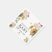 Mews Zonnebloem Herfst Herfst Baby shower Servet (Hoek)