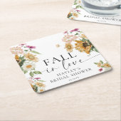 Mews Zonnebloem Herfst In Love Herfst Vrijgezellen Kartonnen Onderzetters (Schuin)