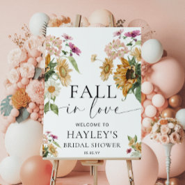 Mews Zonnebloem Herfst Vrijgezellenfeest Welkomstb Poster