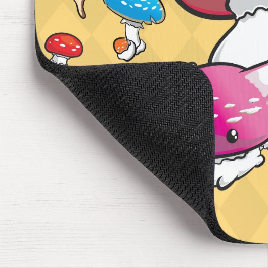 Mewshroom Decoration Mousepad Muismat (Hoek)