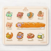 Mewshroom in de leesmousepad muismat (Voorkant)