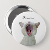 Mewsician Ronde Button 4,0 Cm (Voorkant /achterkant)