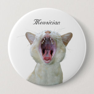 Mewsician Ronde Button 4,0 Cm