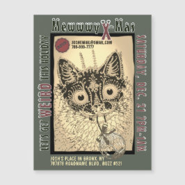 MEWWY X-MAS magnetische uitnodiging