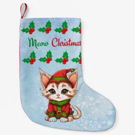 Mewy Kerstmis Kleine Kerstsok