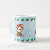 Mewy Kerstmis Koffiemok (Voorkant links)