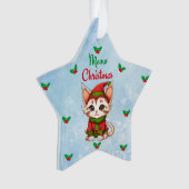 Mewy Kerstmis Ornament (voorkant)