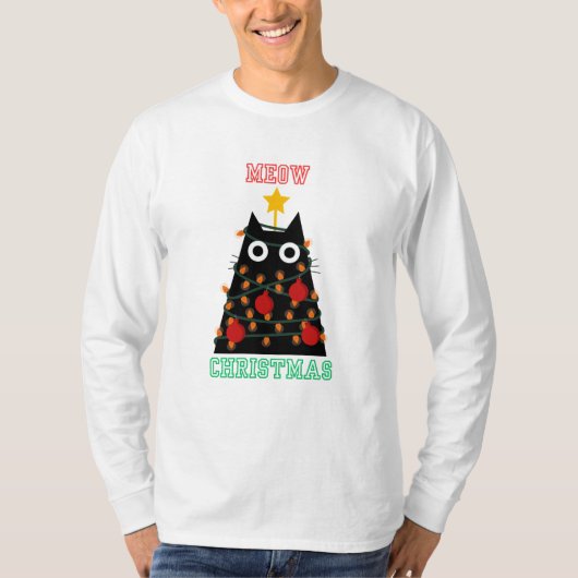 Mewy Kerstmis T-shirt (Voorkant)