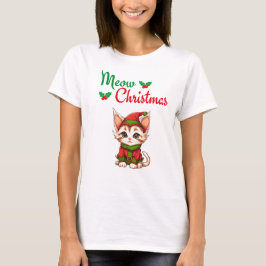 Mewy Kerstmis T-shirt
