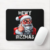 Mewy Rizzmas Christmas Pajamas Santa Claus Funny M Muismat (Met muis)