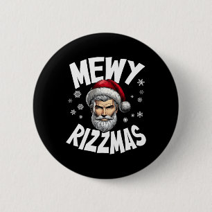 Mewy Rizzmas Kinder Tiener Funny Merry Christmas S Ronde Button 5,7 Cm