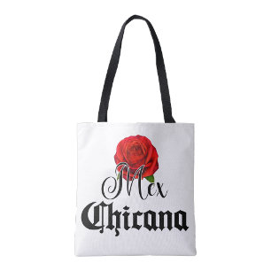 MexChicana Chicana boodschaptas Tote Bag