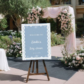 Mexica talavera Baby shower Welkomstbord Reclamebord Met Voetstuk