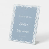 Mexica talavera Baby shower Welkomstbord Reclamebord Met Voetstuk (Voorkant)