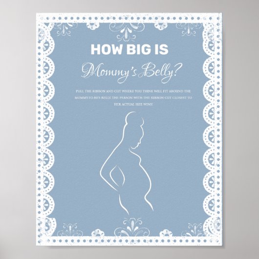 Mexica talavera Hoe groot is het mo baby shower te Poster (Voorkant)