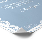 Mexica talavera Luier verloting baby shower teken Poster (Hoek)