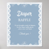 Mexica talavera Luier verloting baby shower teken Poster (Voorkant)