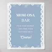 Mexica talavera Mimosa Bar baby shower Favorieteke Poster (Voorkant)